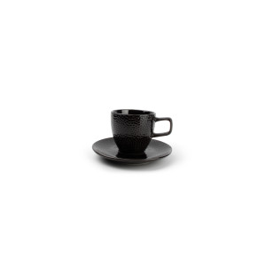 Mielo schwarz Tasse 20cl + Untertasse 14,5cm